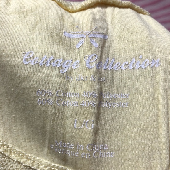 Yellow and White shorts- Cozy Collection -large2 pairs- new or like new - Picture 3 of 10